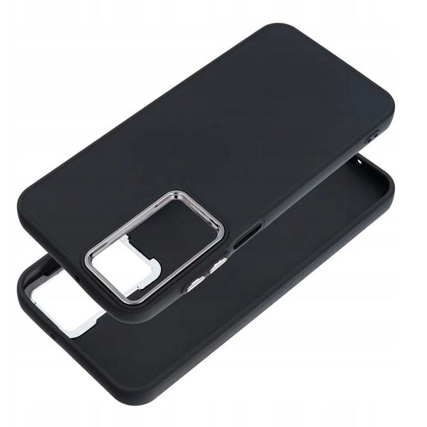 Θήκη FRAME για XIAOMI Redmi Note 14 4G (GLOBAL - 164,84mm x 78,15mm x 8,16mm) μαύρο