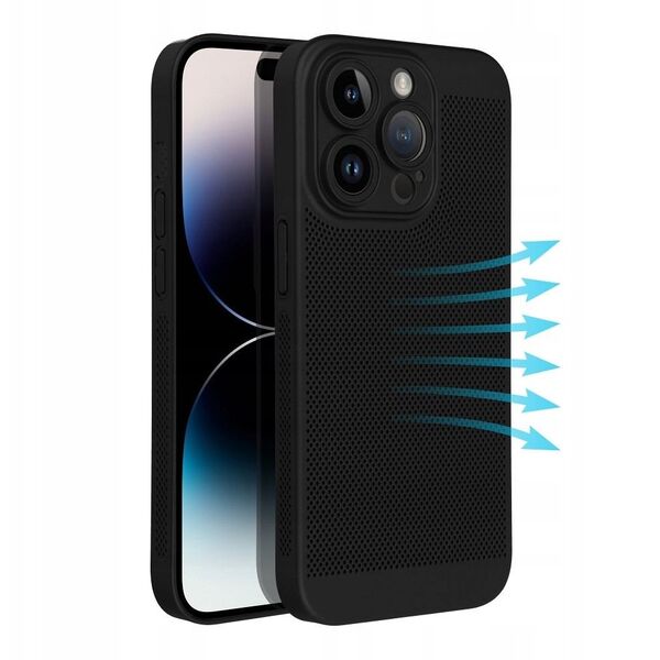 Θήκη BREEZY για XIAOMI Redmi Note 14 4G (GLOBAL - 164,84mm x 78,15mm x 8,16mm) μαύρο