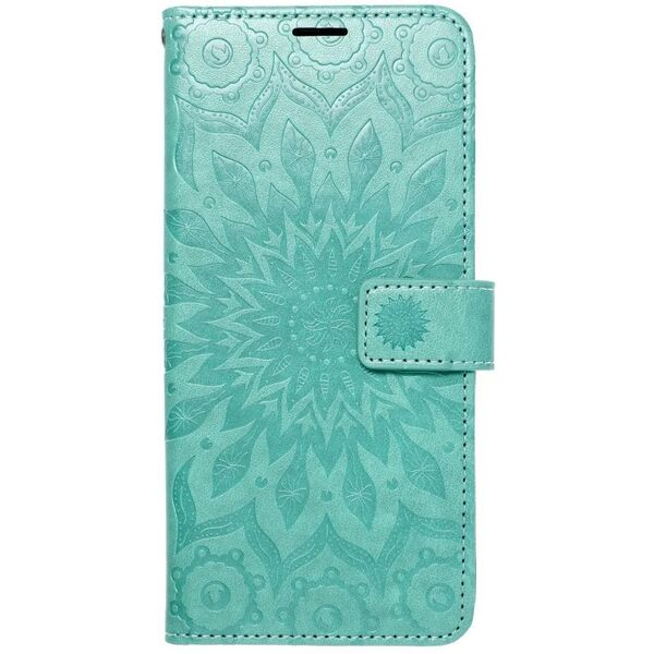 Θήκη βιβλίου MEZZO για IPHONE 16e (SE 4 2025) mandala πράσινο