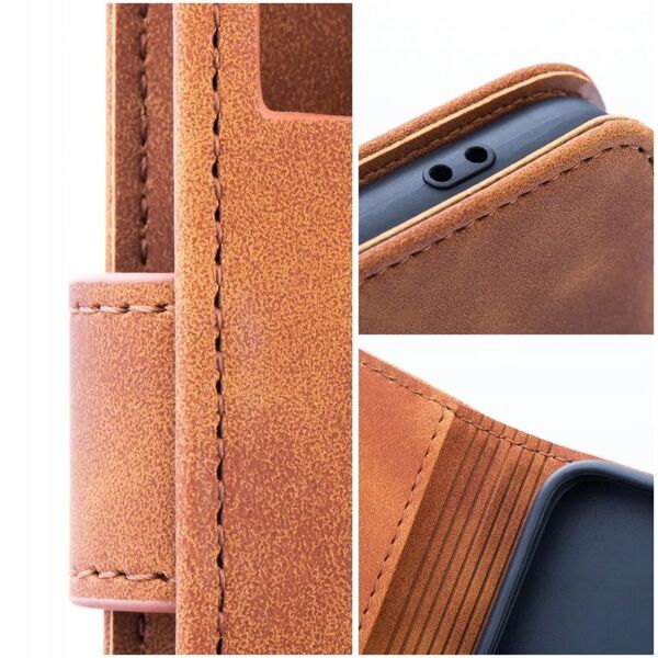 Θήκη TENDER Book για IPHONE 16e (SE 4 2025) καφέ
