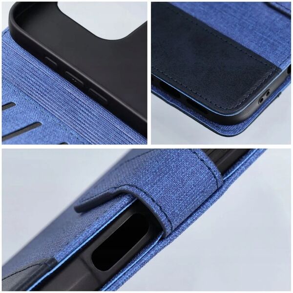 Θήκη GOMMA Book για IPHONE 16e (SE 4 2025) μπλε