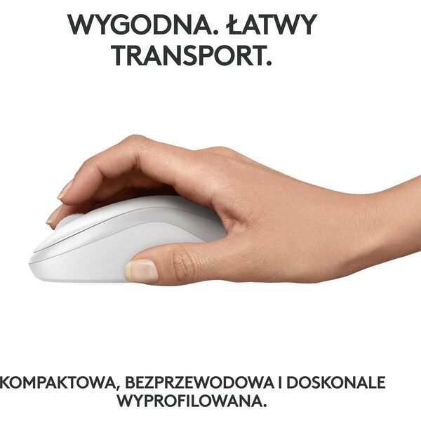 Mysz Logitech M240 Silent biała (910-007120)