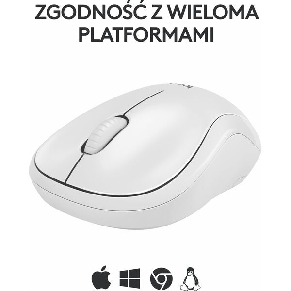 Mysz Logitech M240 Silent biała (910-007120)
