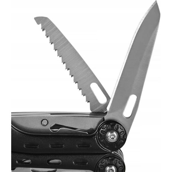 Azymut Multitool AZYMUT Turon - 10 narzędzi + karabińczyk +kabura do pasa (H-P224108)