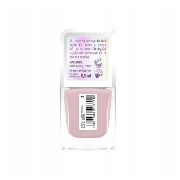 Βάση νυχιών WIBO_Mirror Nail Base, βερνίκι νυχιών αριθμός 3 8,5ml