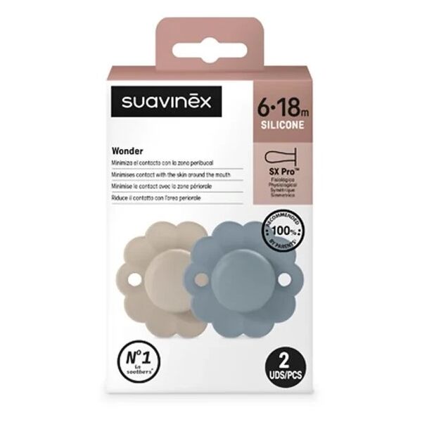 SUAVINEX - 308409-ΦΥΣΙΟΛΟΓΙΚΗ ΠΙΠΙΛΑ SX PRO ΣΙΛΙΚΟΝΗ 2ΤΜΧ/6-18Μ/GCLOUD-LAKE/WONDER