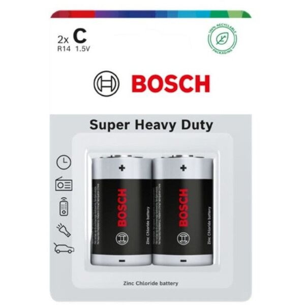 ΜΠΑΤΑΡΙΑ BOSCH 2ΤΜΧ C SUPER HEAVY DUTY R14SHD2B/00