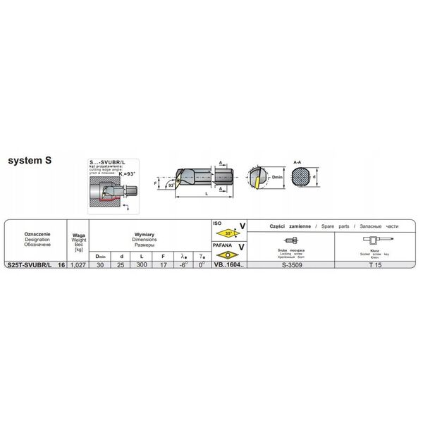 NOZ TOK SKL.S25T SCLCR-09