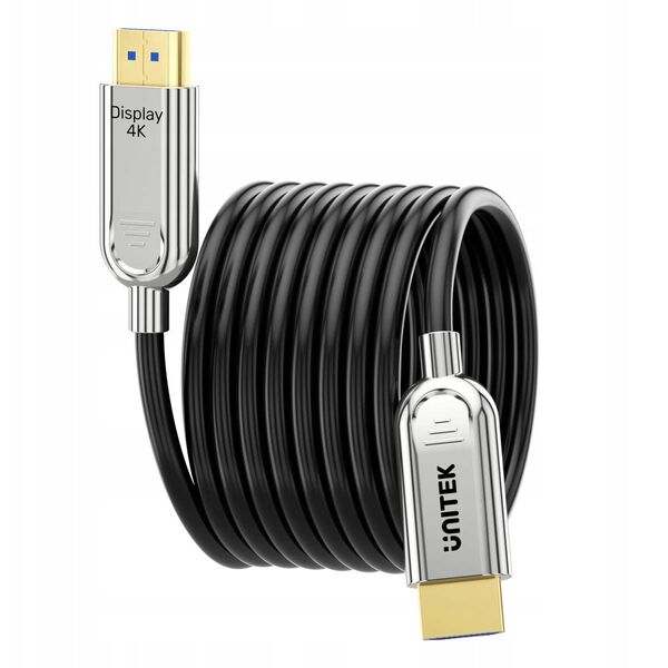 Unitek Kabel optyczny HDMI 2.0 AOC 4K 60Hz 100 m