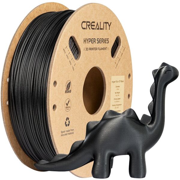 Creality Creality Filament Hyper PLA-CF, 1kg, 1,75mm, Black (3301060015)