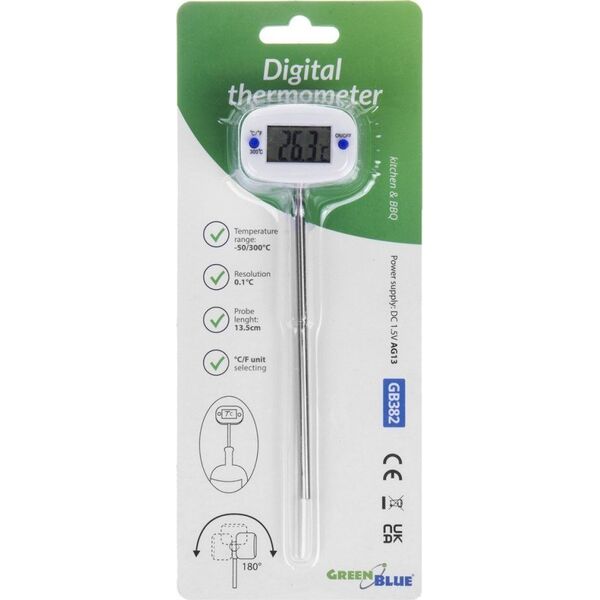 GreenBlue Termometr/sonda do żywnoci elektroniczny cyfrowy GB382