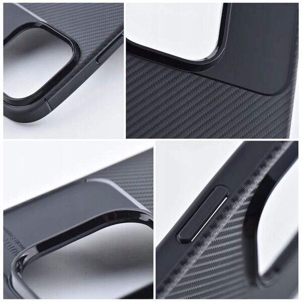 Θήκη CARBON PREMIUM για IPHONE 16e (SE 4 2025) μαύρο
