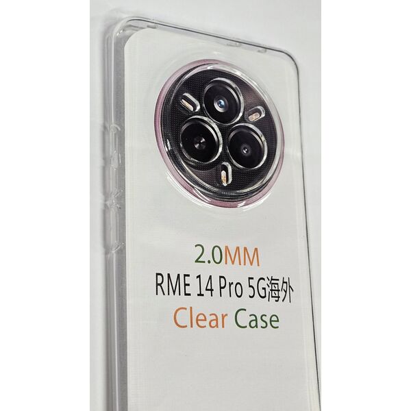 Θήκη CLEAR CASE 2 mm για REALME 14 PRO (προστασία κάμερας) διάφανη