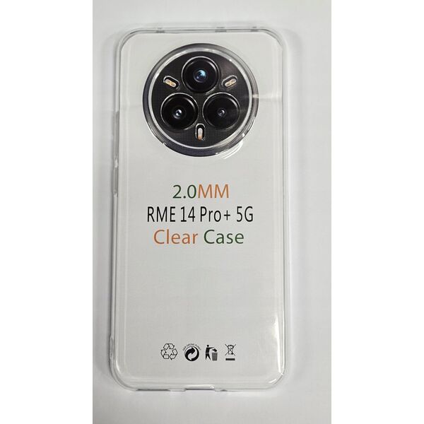 Θήκη CLEAR CASE 2 mm για REALME 14 PRO (προστασία κάμερας) διάφανη
