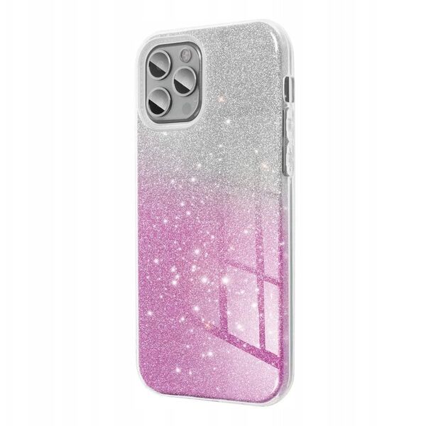Θήκη SHINING για IPHONE 16e (SE 4 2025) διαφανές ροζ