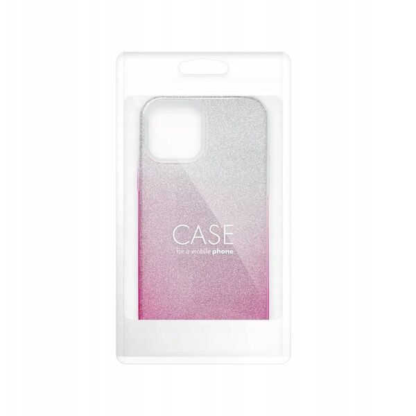 Θήκη SHINING για IPHONE 16e (SE 4 2025) διαφανές ροζ