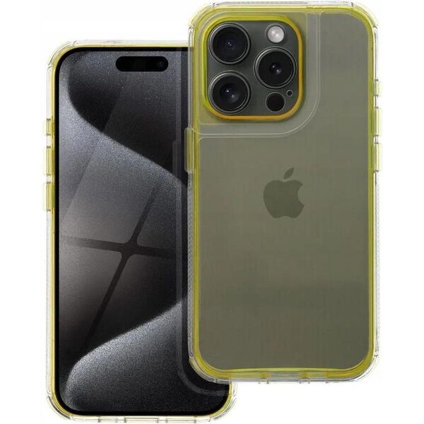 Θήκη MATRIX CLEAR για IPHONE 16e (SE 4 2025) κίτρινο