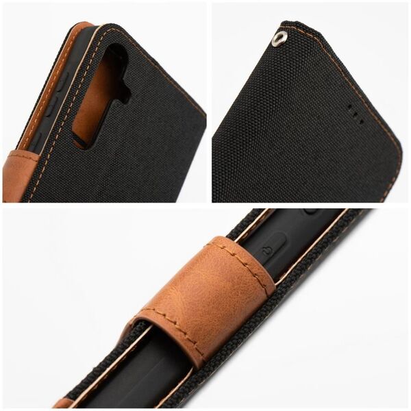 Kabura JEANS Book για το XIAOMI Redmi Note 14 4G (GLOBAL - 164,84mm x 78,15mm x 8,16mm) μαύρο