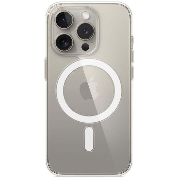 Θήκη CLEAR CASE 2 mm για IPHONE 15 Plus συμβατή με MagSafe (προστασία κάμερας) διαφανής