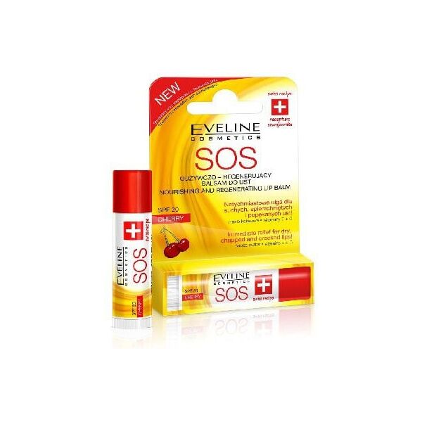 Eveline Pomadka - balsam ochronny do ust SOS cherry 4,5 ml