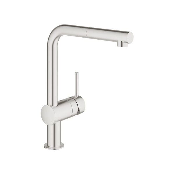 Bateria kuchenna Grohe Minta stojąca stal szlachetna (32168DC0)