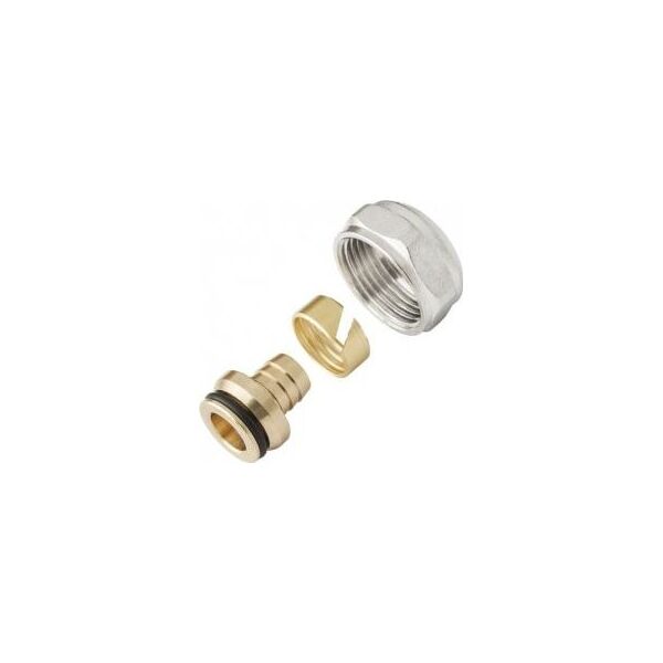 KAN-therm śrubunek przyłączeniowy, nakrętka niklowa 20x2,5 G3/4" (1110271011)