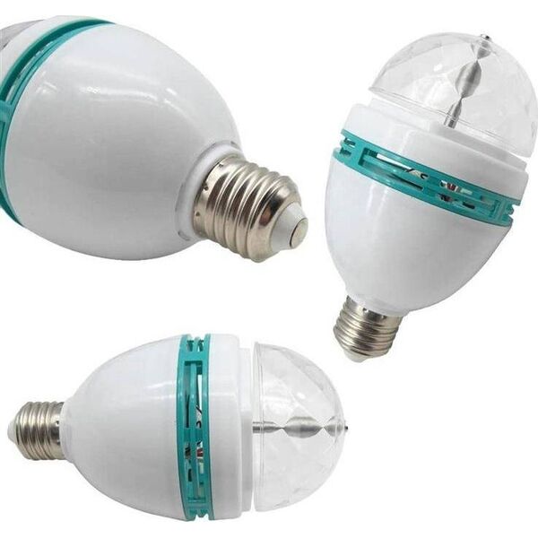 Aptel ŹARÓWKA DYSKOTEKOWA KOLOROWA E27 LED RGB 3W ZD7F