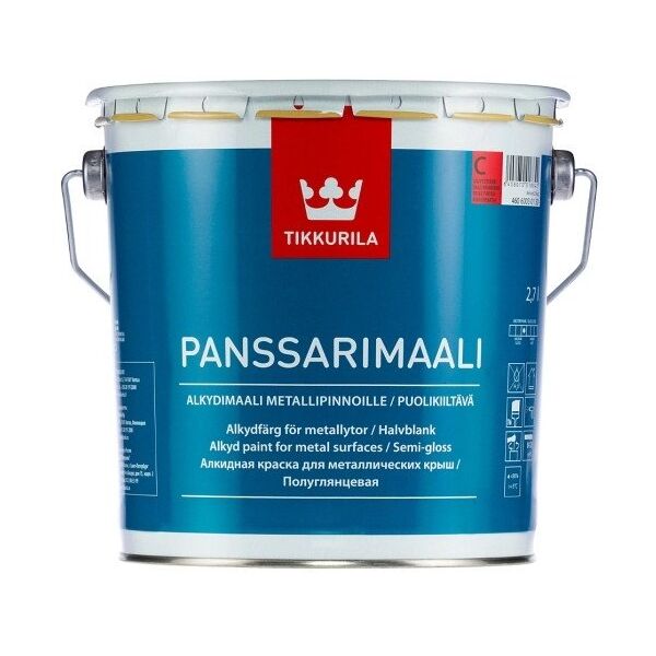 Tikkurila ΒΑΦΗ ΓΙΑ ΣΤΕΓΗ PANSSARIMAALI A 0,9L