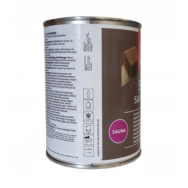 Tikkurila SAUNA WAX SUPI 0,9L EP-BASE