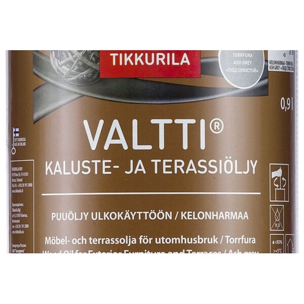 Tikkurila VALTTI ΕΠΙΠΛΑ ΚΑΙ ΔΑΠΕΔΑ ΓΚΡΙ 0,9L