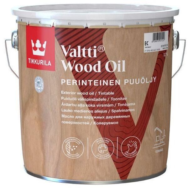 Tikkurila WOOD OIL VALTTI PUUOLJY EC 2.7L