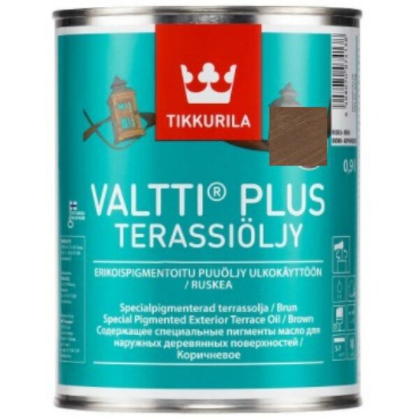 Tikkurila TERRACE OIL VALTTI PLUS 0,9L BROWN