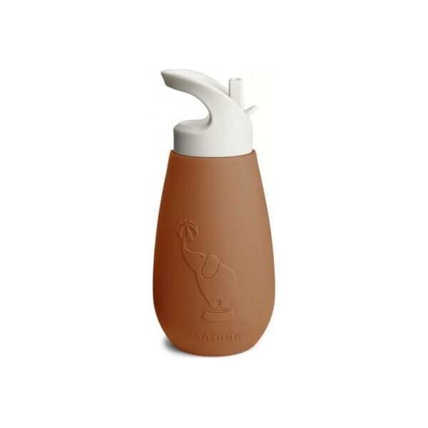 Nuuroo nuuroo - silikonowa butelka BIDON ze słomką Pax Caramel Cafe poj. 350 ml