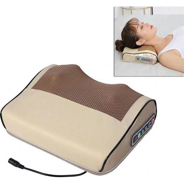 Masażer Vibac AG127H MASAŻER KARK SHIATSU PODUSZKA MASUJĄCA BRĄZ