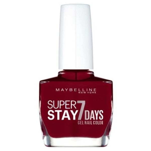 Maybelline Maybelline, Forever Strong Super Stay 7 Days, Top Coat, Βερνίκι Νυχιών, Αρ. 265, Divine Wine, 10 ml Για Γυναίκες