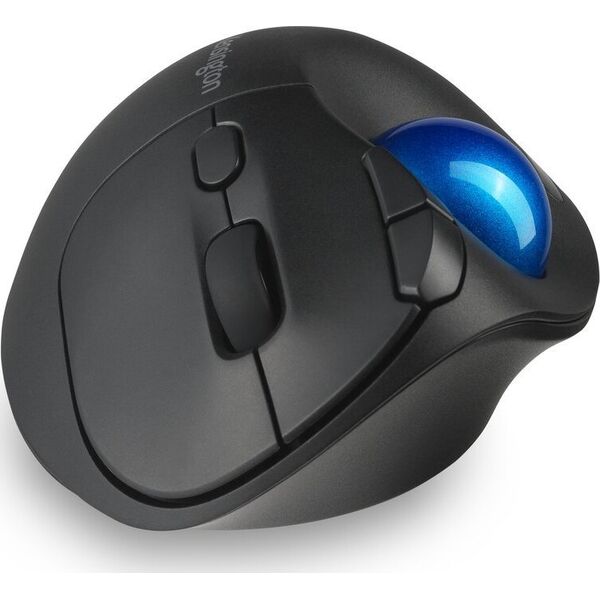 Kensington ProFit Ergo TB450 Trackball Ασύρματο Ποντίκι, RF Ασύρματο + Bluetooth, 1600 DPI, Μαύρο/Μπλε