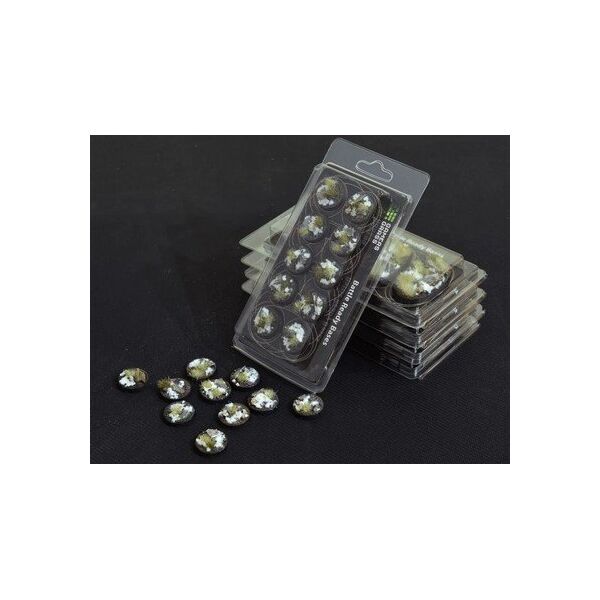Gamers Grass Gamers Grass: Bases Round - Winter 25mm (10 szt.)