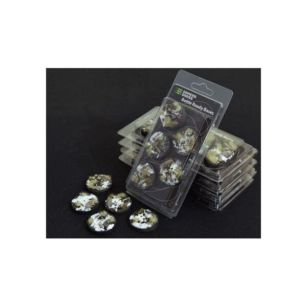 Gamers Grass Gamers Grass: Bases Round - Winter 40mm (5 szt.)