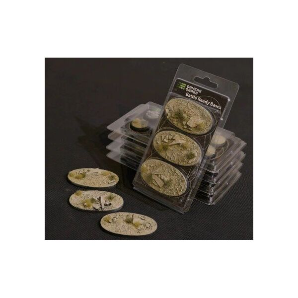 Gamers Grass Gamers Grass: Bases Oval - Arid Steppe 75 mm (3 szt.)