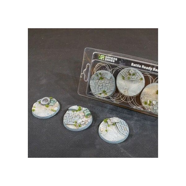 Gamers Grass Gamers Grass: Bases Round - Urban Warfare 50mm (3 szt.)