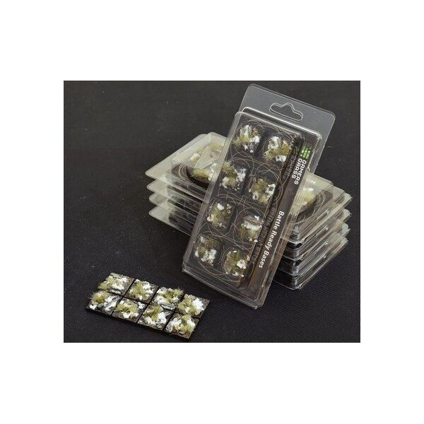 Gamers Grass Gamers Grass: Bases Square - Winter 25mm (8 szt.)