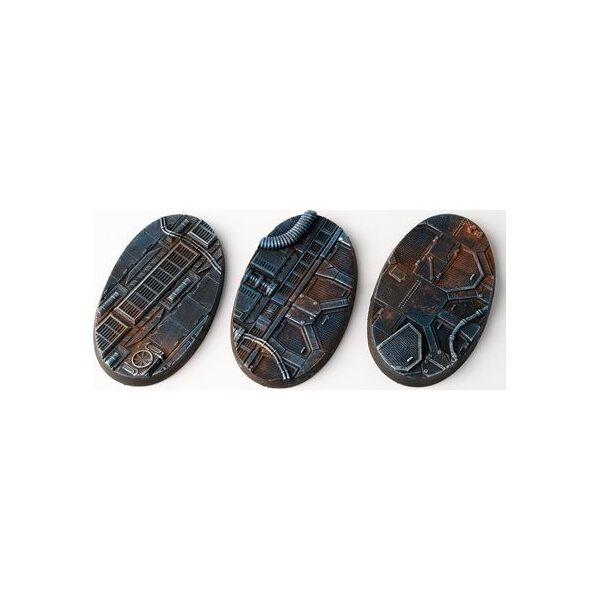 Gamers Grass Gamers Grass: Bases Oval - Spaceship Corridor 75 mm (3 szt.)