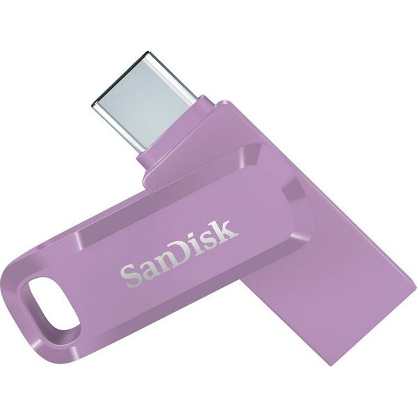 Pendrive SanDisk SanDisk Flash Disk 64GB Ultra Dual Drive Go, USB-C 3.2, Fialová