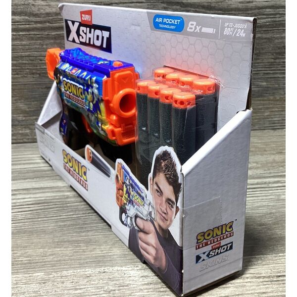 XShot XSHOT παιχνίδι όπλο Sonic The Hedgehog 8τμχ., ποικιλία, 36679 13783895 193052056955