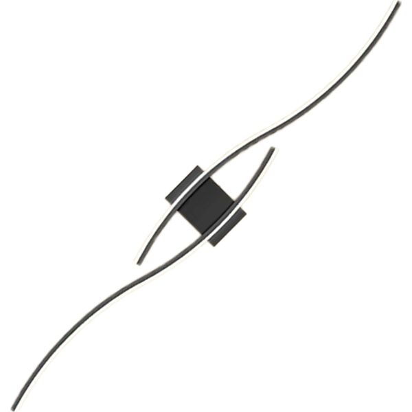 Kinkiet ATL ZD149A Lampa scienna kinkiet czarny 60cm  day light