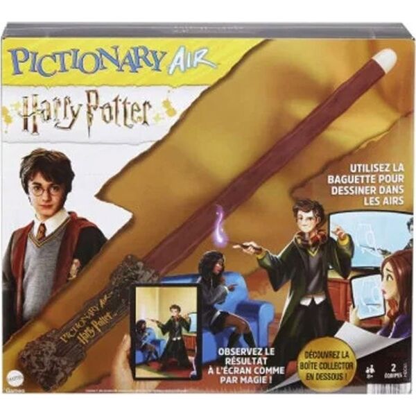 Mattel Mattel Gra kalambury Pictionary Air Harry Potter różdżka aplikacja GR0703
