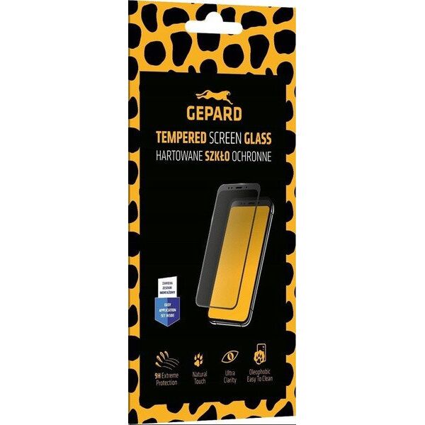 Tempered Glass GEPARD Edge Full Glue Black για Honor X50i/200 Lite