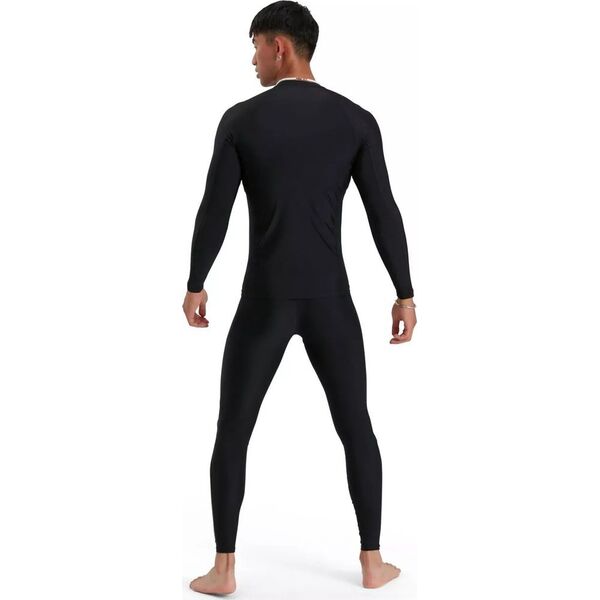 Męska koszulka uv Speedo LS SP TOP AM black/white rozmiar XL