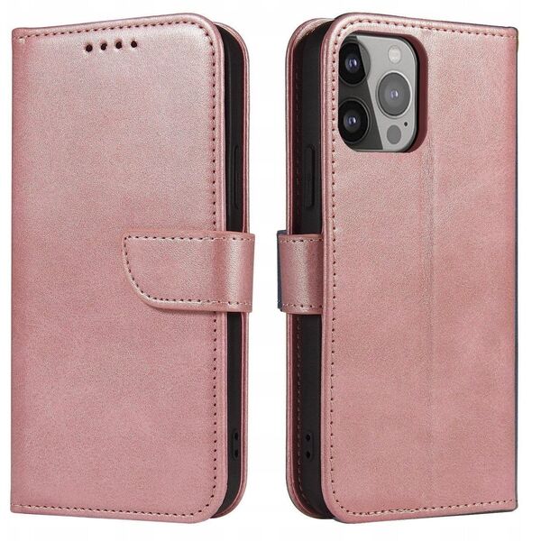 Θήκη Magnet Case με καπάκι για Samsung Galaxy S25 Edge - ροζ