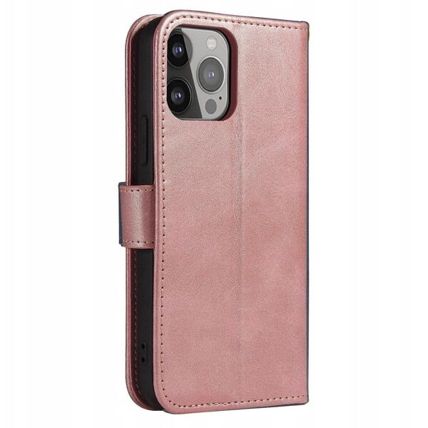 Θήκη Magnet Case με καπάκι για Samsung Galaxy S25 Edge - ροζ